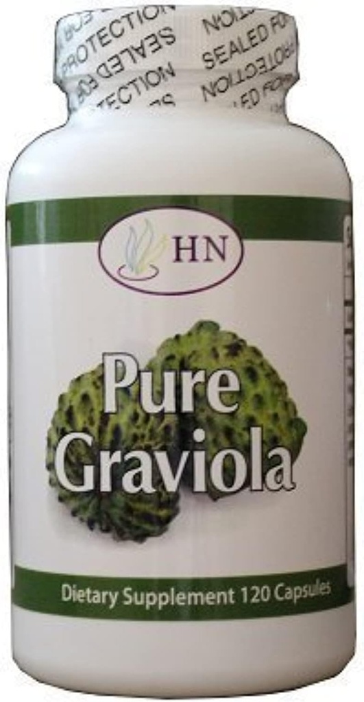 Graviola 1000 Mg phục vụ chai Capsules, 120 bá tước.