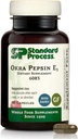 Štandardný proces Inc. Okra Pepsin E3 - Celopotravinové Tráviace zdravie, Cholesterol, Bowel a Bowel Čistiť s Pepsin, Alfalfa, Španielsky Moss, Pohánka a Okra, Gluten Free - 90 Kapsule