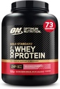 Optim Nutrition Gold Standard 100% Whey Protein Powder, dâu tây thơm ngon, 5 đô (Packing May Vary)