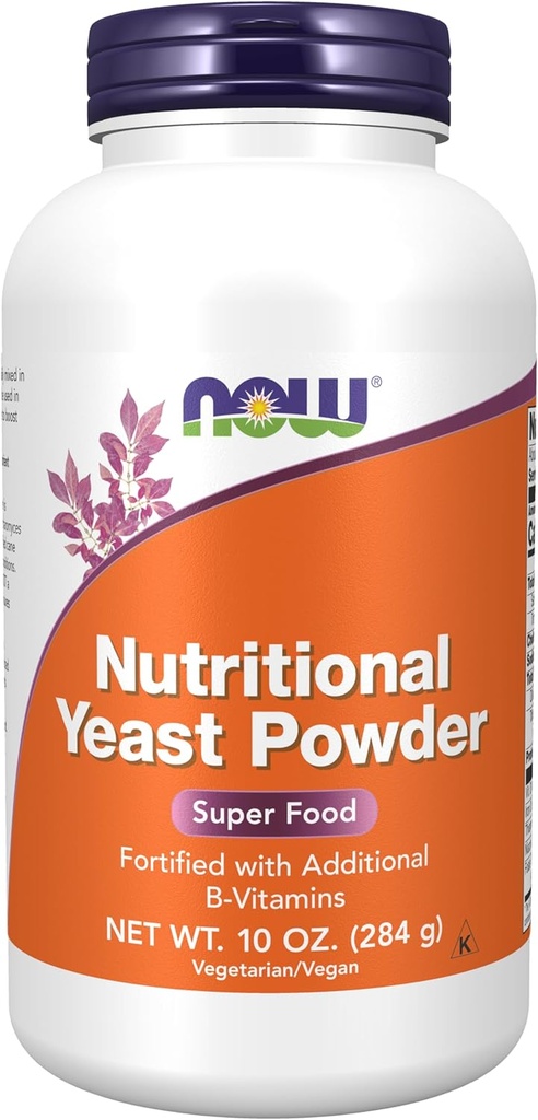 NU Kosttilskudd, Ernæringell Yeast pulver forsterket med ekstra B-vitaminer, 10-Ounce