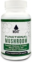 Functional Mushroom Shiitake, Lions Mane, Maitake, Chaga- Vitalität, Clarity & Immune Assistance - 60 Kapseln