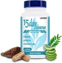 15 Day Cleanse Capsule,Colon Cleanse Detox and Gut Health for Women & Men,with with Senna, Cascara Sagrada & Psyllium Husk,30 Capsules