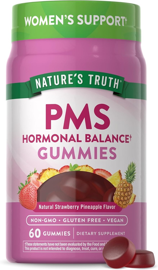 Nature's Truth PMS Hormonal Balance Support Gummies for Women 