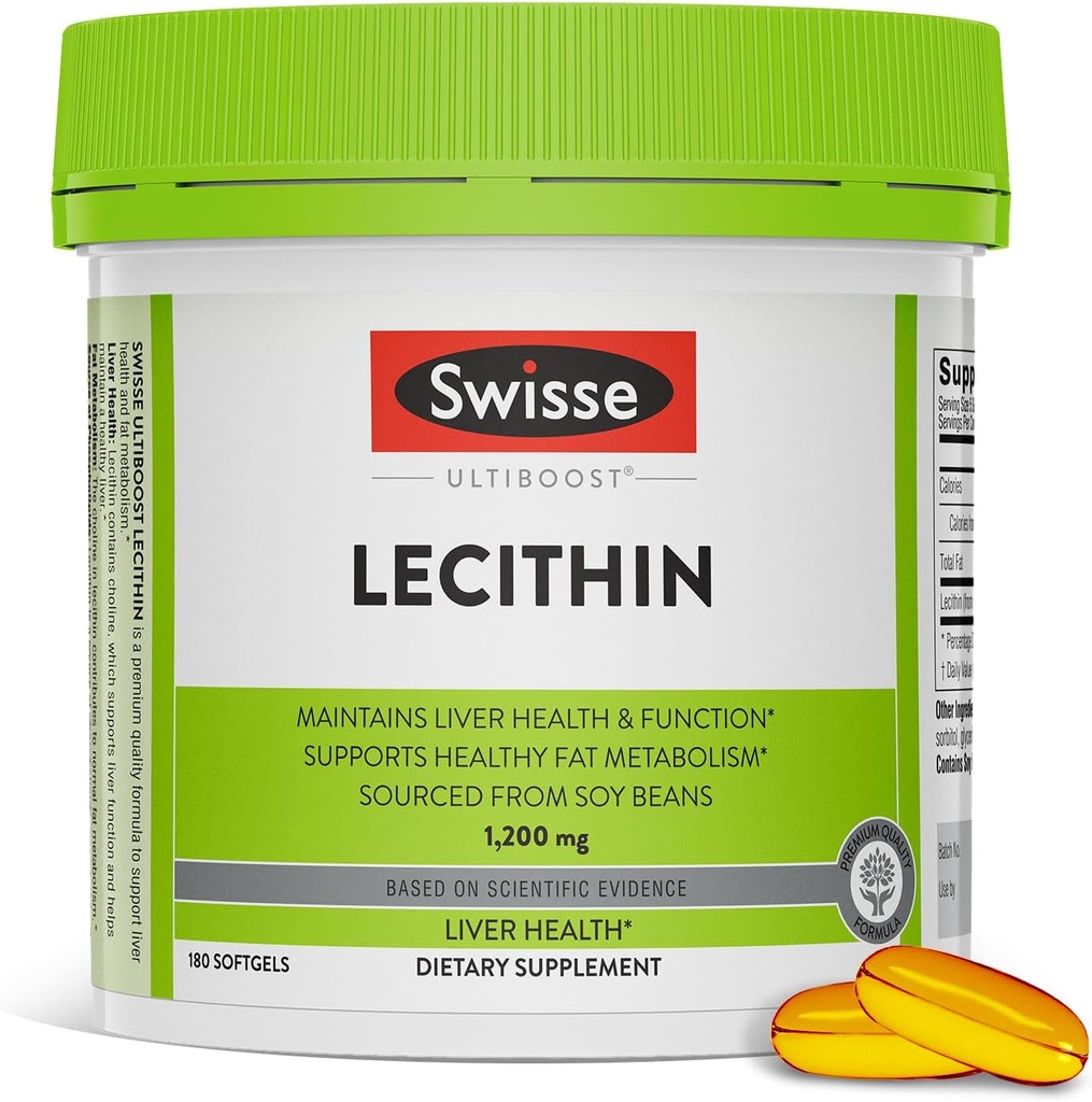 Swisse Soy Lecithin 1200 mg Softgels Kapsule 