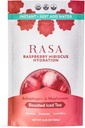 Rasa Raspberry Hibiscus Hydratace 124; Organic Busted Iced Tea with Adaptogens and Houshums CLANE124; gluten- Free, Premium Electrolyte Powder Drink Mix, Refreshing Hydration (6 oz / 24 Servings)