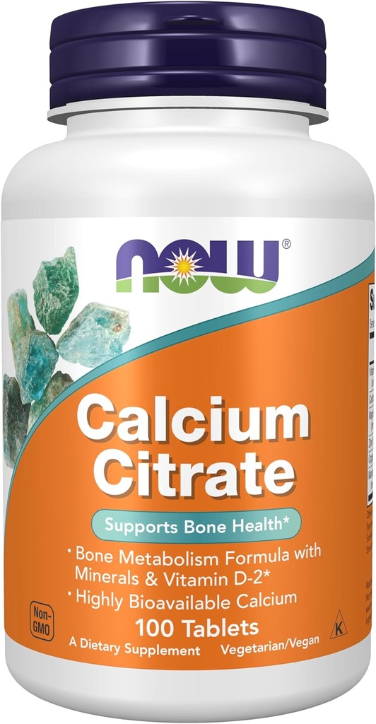 Nu Foods Calcium Citrate, 100 tabletter