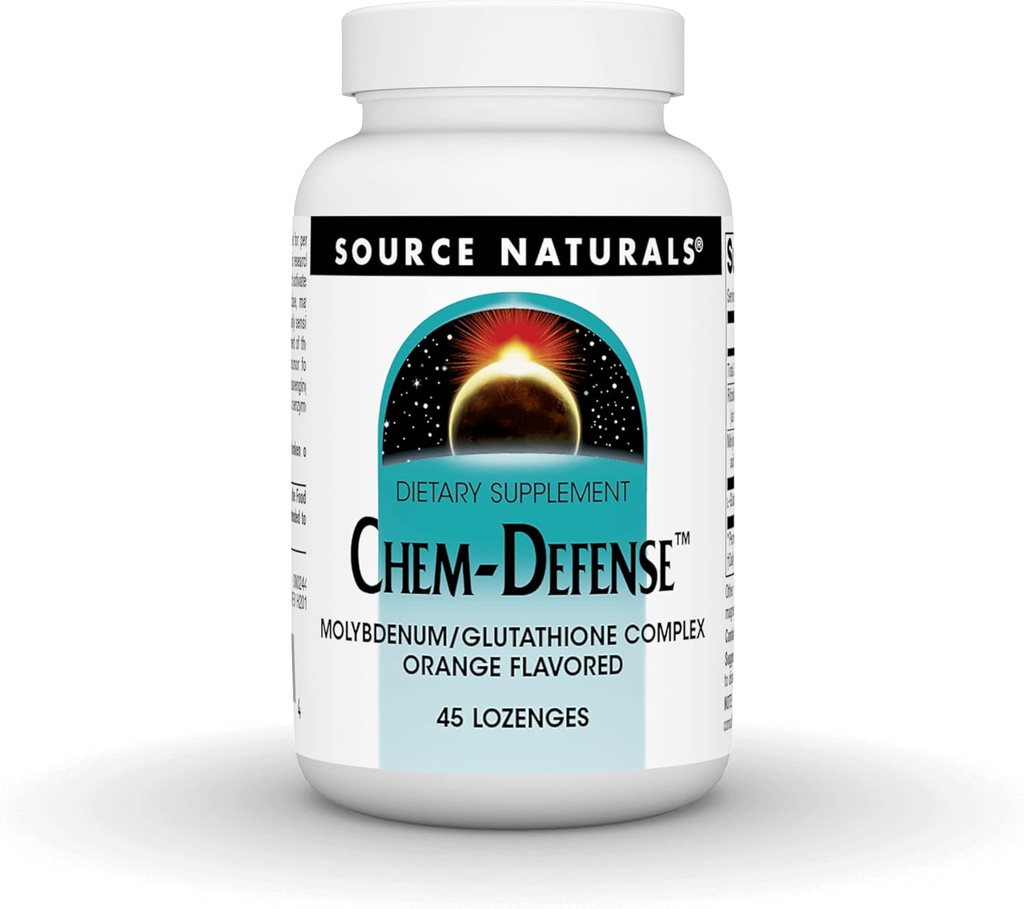 소스 Naturals Chem-Defense - 45 오렌지 Lozenges