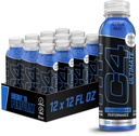 Cellucor C4 Ultimate não carbonated Zero Sugar Energy Drink, Bebida pré-treino + Beta Alanine, 12 Fl Oz (Pacote de 12)