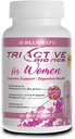 Essential Source Triactive Biotics for Women - Probiootit naisille 18 kanta, Organic VitaFiber Prebiootti & Cranberry Ruoansulatuskanavan tuki, immuuni puolustus, virtsa, emätin terveys - 90 kapselia