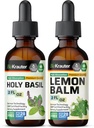 BIO KRAUTER Holy Basil Tincture 2 Fl. Oz. & Lemon Balm Tinkture 2 Fl. Oz.