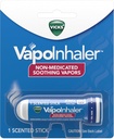 Vicks VapoInhaler, Portable Nasal Inhaler, Non- Medicated, Lindrende dampe, Menthol Duft, 1 Greve