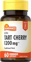 Sundance Tart Cherry Capsules 1200 mg 124; 60 Count 124; Tradisional Herb 124; Non-GMO dan Gluten Free Suplement