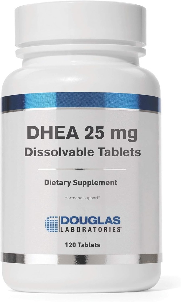 Douglas Laboratories DHEA 25 mg lahustuvad tabletid | Toetab immuunsüsteemi tervist , aju , luid , ainevahetust ja tühja kehamassi * | 120 tabletti