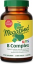 MegaFood Kids B Kompleksi - B Kompleks Vitamini, 8 B Vitamini - Vitamin B6, Vitamin B12, Folate, Biotin və Daha çox, Cellular Energy Production, Vegetarian, Gluten Free - 30 Mini Tablets