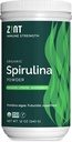 אבקת Zint Spirulina, אורגני (12 oz): Premium Immune Support Supplement, Blue-Green Algae, Immunity Booster, חלבונים טבעוניים לא מוקרן