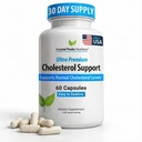 Cholesterol Supplement - All-Natural Ingredients to Support Normal Colesterol Levels. Supports Optimal Circulation. 60 Capsules
