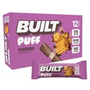 BUILT Puff Protein Bars, Churro, 17g Protein - 12 Count | Protein Snack Bar with Collagen, Calorie Conscious, Gluten Free