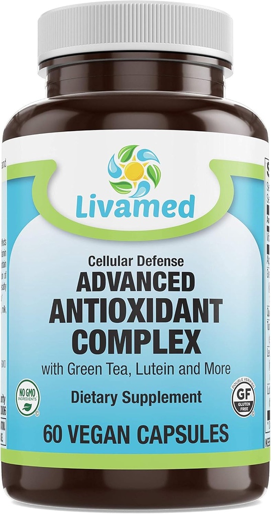 Livamed - Advanced Antioxidant Complex Veg Caps 60 Count