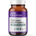 New Chapter One Daily Every Man's Multivitamin 40+ - Offers Eyesight, Immune System & Cellular Energy Support* - Contains Vitamin C, Saw Palmetto & More - Gluten Free & Vegetarian - 72 Tablets