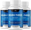 Vive MD Neuro Thrive Brain Supplement - Virallinen Formula - Neuro Thrive PQQ, Neuro Thrive, Extra Strength Ginkgo Biloba Extract, Siperian Ginseng Extract - (3 pakkaus)