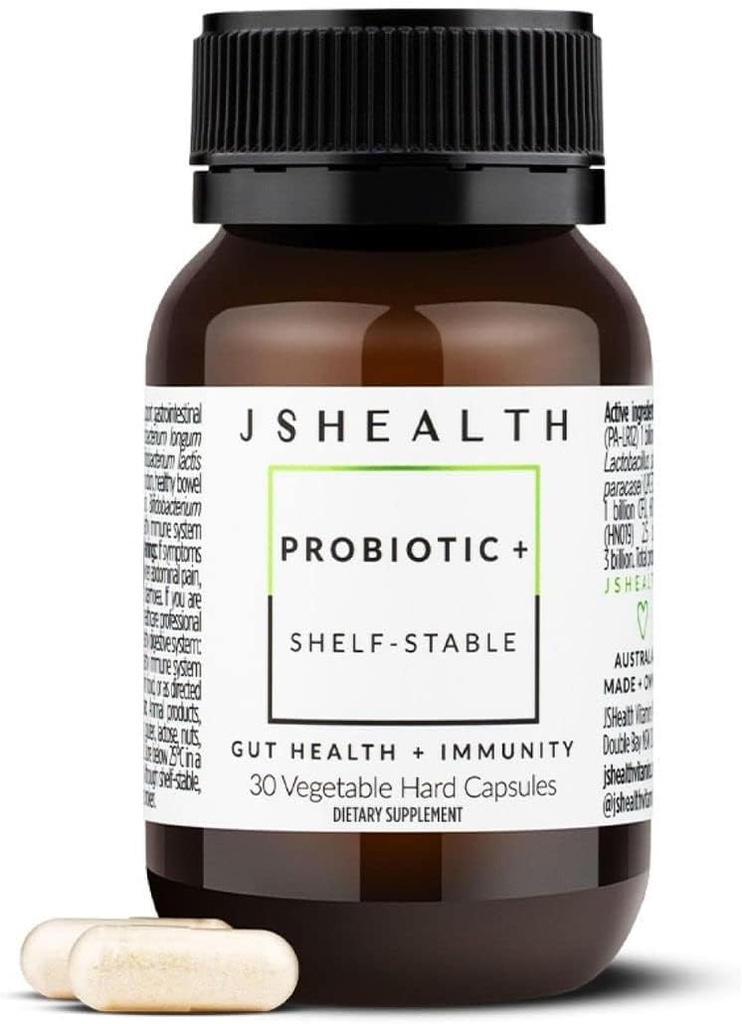 JSHealth Vitamins Gut Health and Immunity Formula | Probiotici per le donne e gli uomini | Shelf Stable Probiotic Supplement for Digestive Health and Immune Support (30)