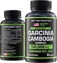 HERBIFY Garcinia Cambogia Wellness Supplement for Women & Men - Herbal Extract z antioksidant lastnosti - Energy Booster for Daily Vitality and Digestive Support - 60 Count