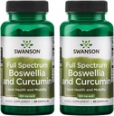 Swanson Full Spectrum Boswellia & Curcumin Natural Wellness Formel - (60 kapslar) (2 Pack)