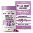 Legendairy Milk Pure Myo-Inositol & D-Chiro Inositol, PCOS Supplements Inositol Supplement for Women, Hormone Balance 40:1 Ratio Ovarian Support, Fertility Supplement | 2000mg, 120 Vegan Capsules
