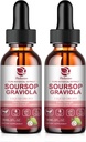 Soursop Graviola Skysčių Drop - Grynas atostogų ir vaisių kompleksas - 4X Efektyvumas - Soursop Bitters Skysti imunitetui, Kepenys & Antioksidantas, Žolė Gėris, 2 mėnesių tiekimas, 4 Fl Oz