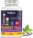 NuBest Tall 10+ Premium Bone Strength Formula, Izboljšana imuniteta in splošno zdravje za starost 10+ s kalcij, vitamin D3, vitamin K2 in multivitamini 