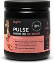 LEGION Pulse Pre Workout תוסף - All Natural Nitric Oxide Preworkout Drink to Boost Energy, Creatine Free, Sweetened, Alan Betaine, Citrulline, Alpha GPC (Caffeine Free Sour Candy)