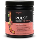 LEGION Pulse Pre Workout Supplement - All Natural Nitric Oxide Preworkout Drink to Boost Energy, Creatine Free, Naturally Sweetened, Beta Alanine, Citrulline, Alpha GPC (Caffeine Free Sour Candy)