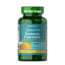 Puritan's Pride Turmeric Curcumin 1000mg, Standarized to 95% Cucuminoids, Herbal Dietary Supplement for Antioxidant Health, 120 Rapid Release Capsules