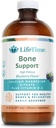 LIFETIME Bone Support, Calcium Citrate, Magnesium Citrate og Vitamin D-3, Afslapning, Bone og Muscle Support Formel, Easy Absorption, Blueberry Flavor, Ca. 32 Servering, 16 FL OZ