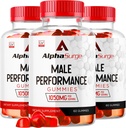 LIVORKA Alpha Surge for Men - Alpha Surge Gummies for Male, alpha Surge Gummies 1050, Alpha Surge XL Gummies, Alphasurge Gummies, alpha Surge Gummies, Alpha Sugre זכר, 180 מסטיק במשך 3 חודשים