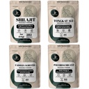 Jungle Powders Herbal Powders Bundle - Shilajit Powder, Tongkat Ali for Men Powder, Black Ant Extract Powder, Fadogia Agrestis Extract for Men Supplement