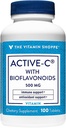 Der Vitamin Shoppe Active-C mit Bioflavonoiden, unterstützt Immunität, Gefäßgesundheit, Antioxidans, 500 MG (100 Tabletten)