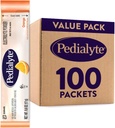 Pedialyte Electrolyte Powder Packets, Arancione, bevanda di idratazione, 100 pacchetti di polvere da singolo