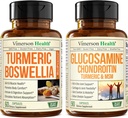 Supplemento curcumina curcuma curcuma con Boswellia Serrata Extract & Glucosamine Chondroitin MSM e supplemento curcumico