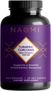 NOOMI Turmerinis Curcumin High- Power 1 200 mg, 95% Curcuminoids & BioPerine Black Pepper Extract to Boost Absorption up 2000%, Extra- Stiprus bendras, Raumenų, smegenų paramos, 60 Caps, 30 dienų tiekimo