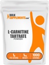 BulkSupplements.com L-Carnitine L-Tartrate Powder - Carnitine Supplement, L-Carnitine Tartrate, L Carnitine 1000mg - Amino Acids Supplement, Gluten Free, 1000mg per Serving, 1kg (2.2 lbs)