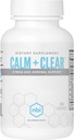 NBI Calm + Clear Mood and Focus Support □ Stress natural e suporte adrenal com Magnésio, GABA, Ashwagandha, L-Theanina, Glycine, Bacopa, Skullcap, e Pó de lúpulo