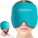 Ümumi Medi Baş Ağrısı və Migraine Ice Krem Cap, Soyutma Migraine Yardım Hat, Baş Ağrı Ice Hat Cold Compress, Puffy Gözlər üçün böyük, Gənc, Sinus & Stress Yardım (Mavi)