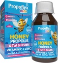 Beelife Bee Propolis Cough Syrup Kids- Triple-Action - Natural Syrup, Brasil Green Propolis, Zinc, Bromelain, Vitamina C- Support Inmunity & Recovery - do Brasil, Tutti Fruit Flavor, 150 ml