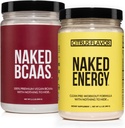NAKED Vegan energie și performanță Bundle Citrus Energy BCAAS Aminoacidi pulbere