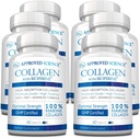 Onartutako Science Collagen-pilak - Marine Collagen motak I eta III - 360 Tabletak - Ile osasuntsua eta azala - C bitamina, sodioa eta Bioperine emaitza azkarretarako - Ez-GMO, Estatu Batuetan egina