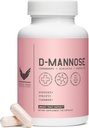 D-Mannose 1000mg, Urinary Tract & Bladder Health Support, D Mannose Supplement for Women, Cranberry, Hibiscus & Dandelion, Utri Cleanse, 60 kapsula, Vegetarian, Gluten Free