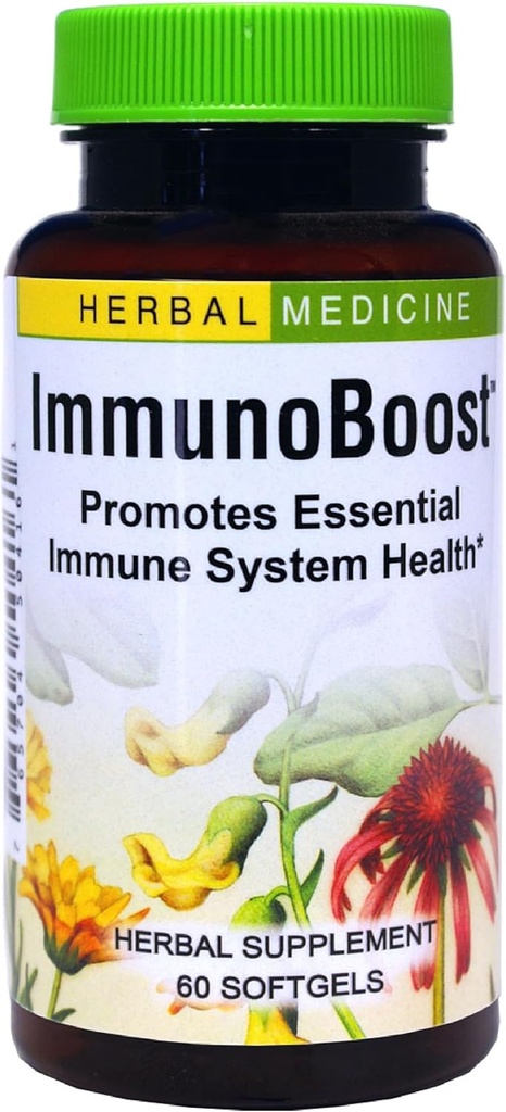 Herbs Etc. Immunoboost - Herbal supplement for Immune System Support - Immune Health Support with Echinacea Angustifolia, Astragalus " Calendula - Gluten-Free - 60 Softgels (60 Servings)