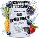 AFTERDARK INHUMAN Pre- Workout Powder, Enhanced Mind- Muscle Connection, Setrvalá energie, Potentní nootropní směs, Vegan, gluten- Free, Soy- Free, 400mg kofein, No Crash, Paradise Punch