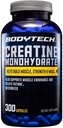 BODYTECH Creatine Monohidrat Capsules bir Micronized bir Supports Muscle Strength, Mass, və Endurance (300 Kapsül)